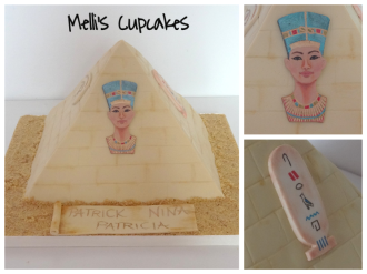 Gâteau Pyramide Egypte