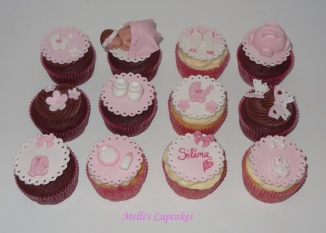 Cupcakes Naissance fille