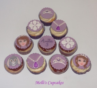 Cupcakes Princesse Sofia